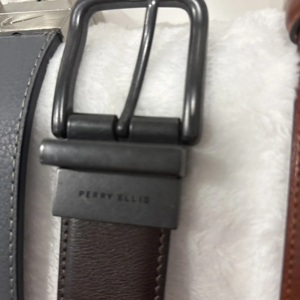 Golf Belt Bundle, 38's, Leather, Nike,Perry Ellis, Dockers